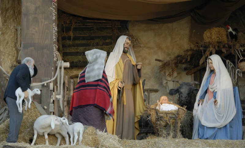 Where to find the most spectacular outdoor nativity scene in Rome.