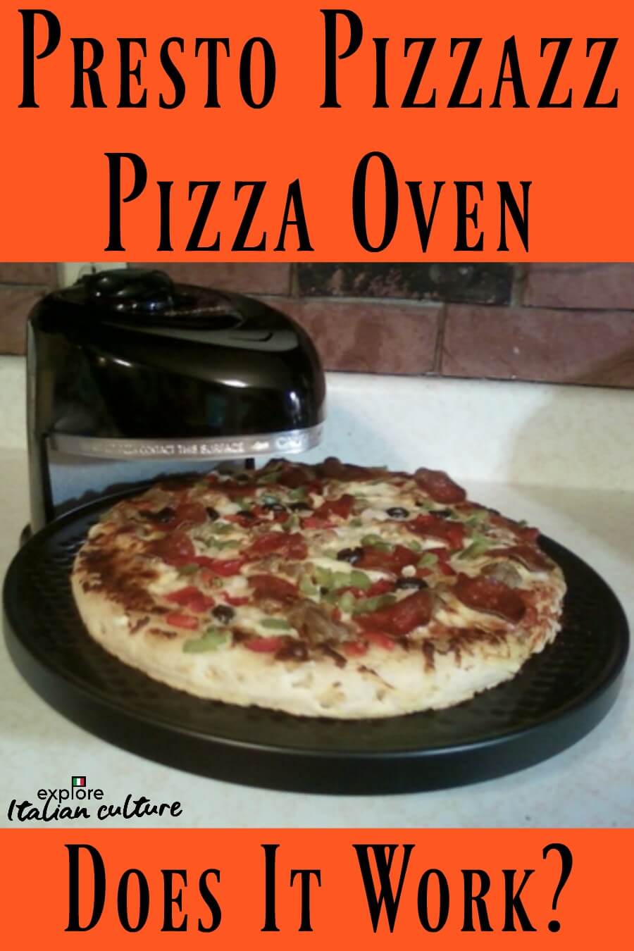 Presto Pizzazz Plus Rotating Pizza Oven Review 