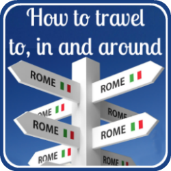 reizen naar, van en in Rome-link.